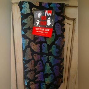 Halloween Blanket Plush Boo  Ghosts 50 x 60 "